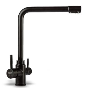 3 utas csaptelep, fekete, Economy