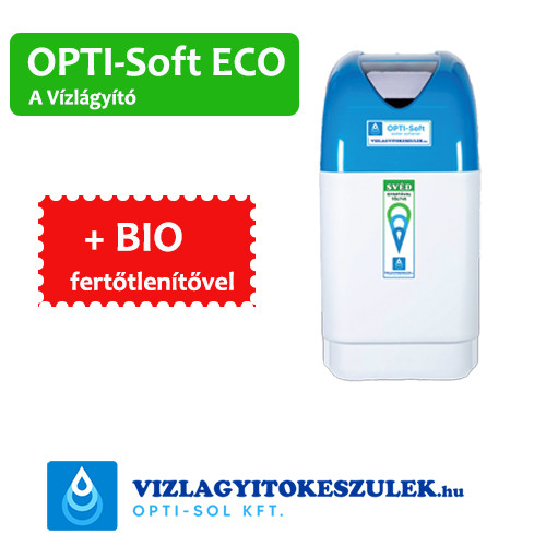 OPTI-Soft ECO-30-VR34  vízlágyító berendezés MINDEN KOROSZTÁLY IHATJA A VÍZÉT 