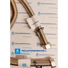   ROZSDAMENTES bekötőcső vízlágyítóhoz 3/4", 50 cm/db, 2 db/szett, 4 db hollanderrel, 4 db tömítéssel