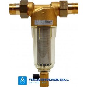   Honeywell 100 mikronos vízszűrő  FF06 3/4" csatlakozással, leeresztővel 
