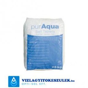   Regeneráló sótabletta 25kg (önállóan nem szállítjuk, fuvardíjjal rendelhető készülék mellé 1csomag, vagy boltban átvehető)